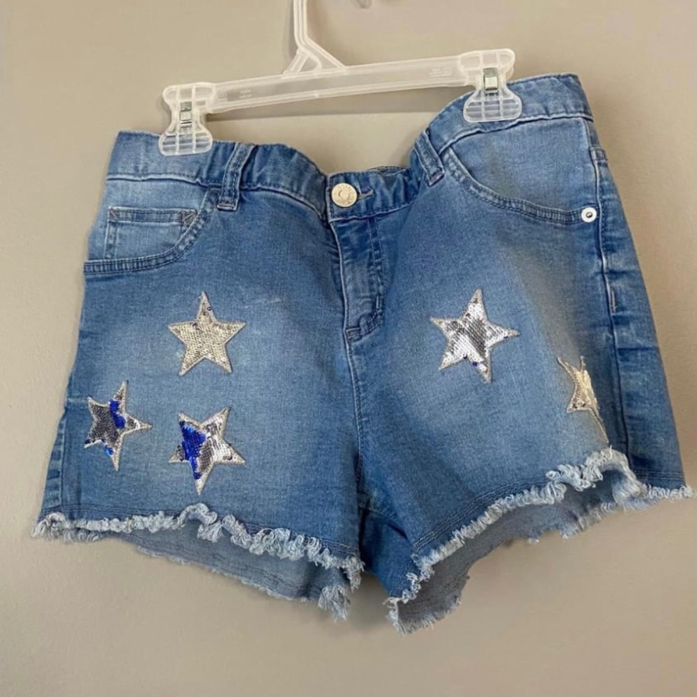 Justice girls plus size 16 shorts